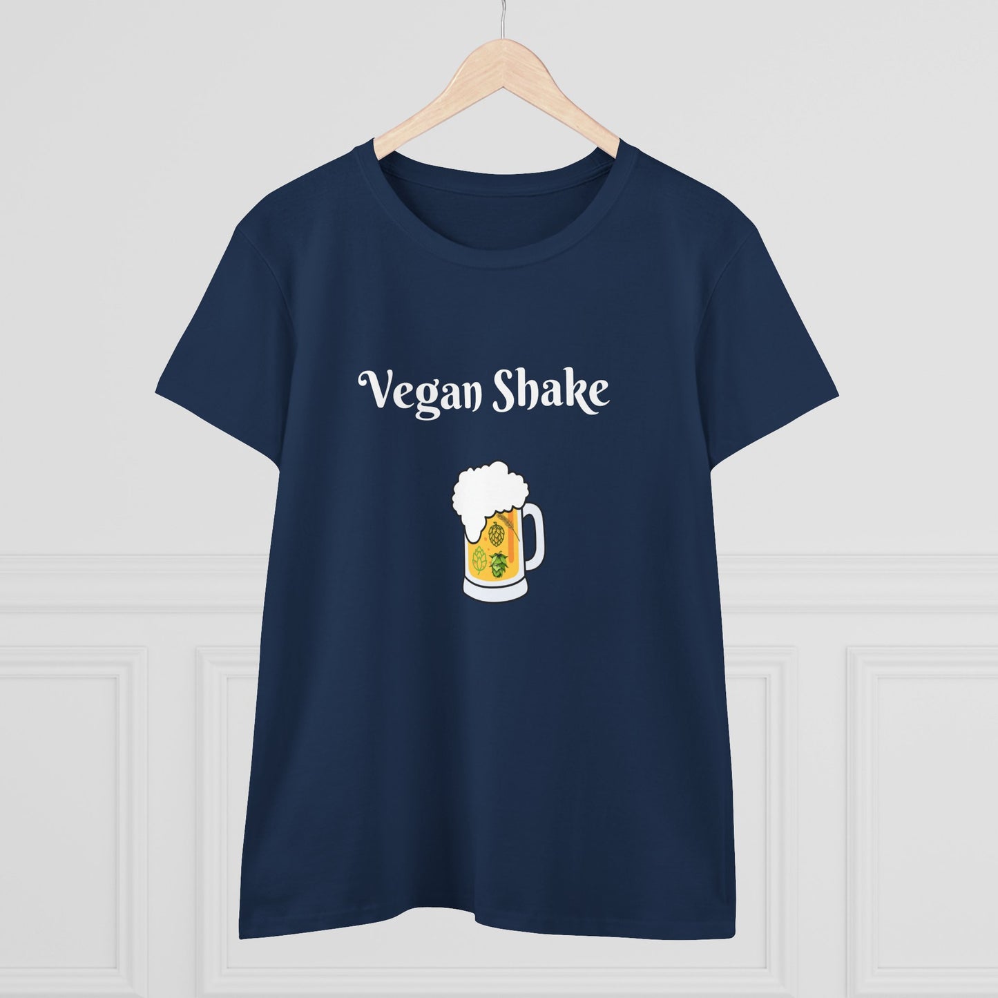 Vegan Shake.  Women's Midweight Cotton Tee