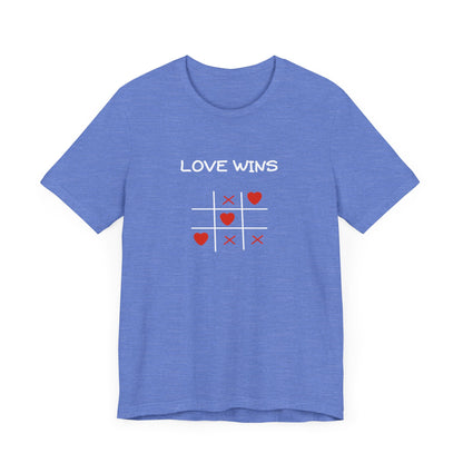 Love Wins!  Unisex Jersey Short Sleeve Tee