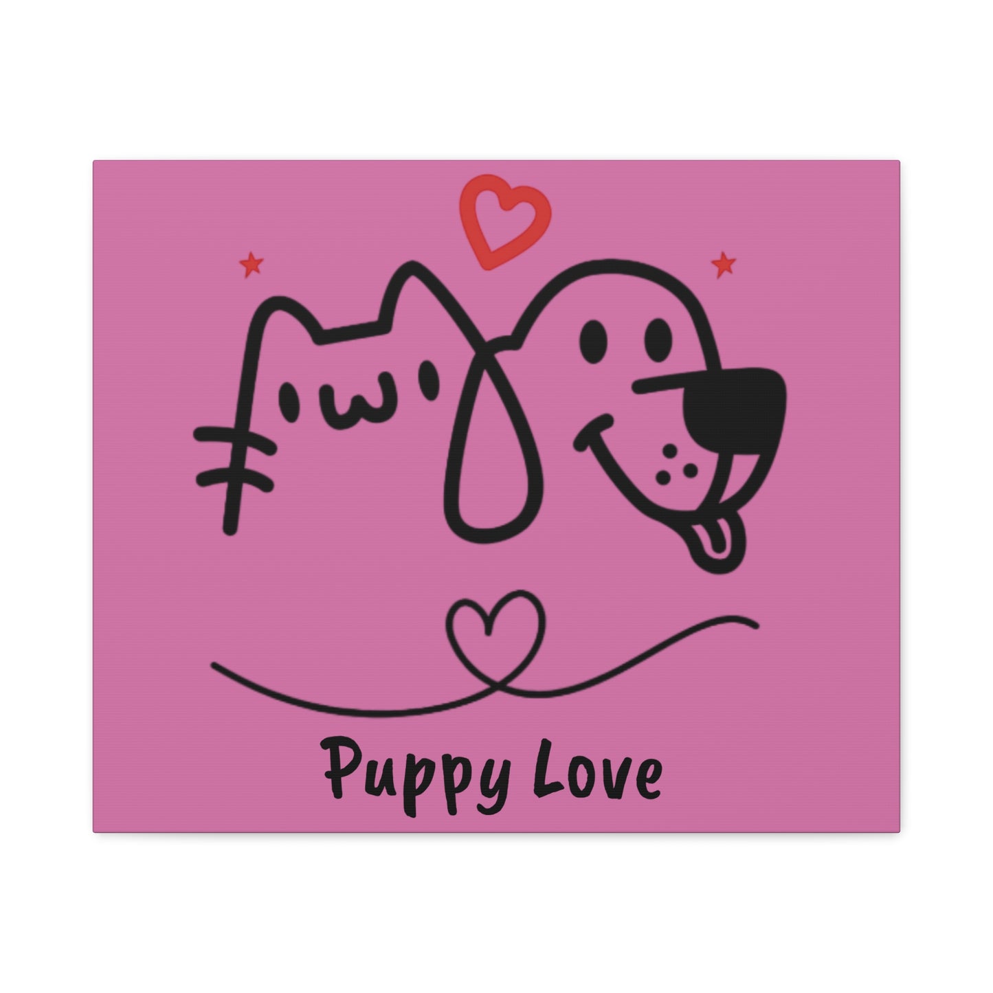 Puppy Love. Canvas Gallery Wraps