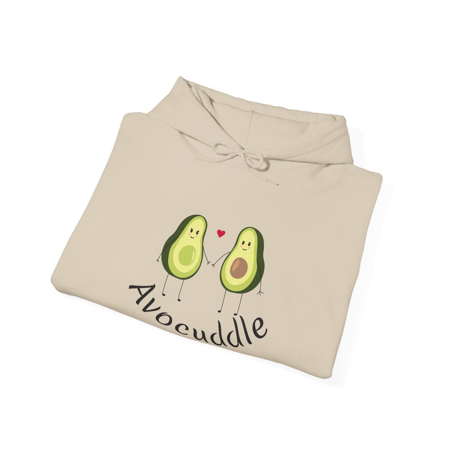Avocuddle. Unisex Hooded Sweatshirt.