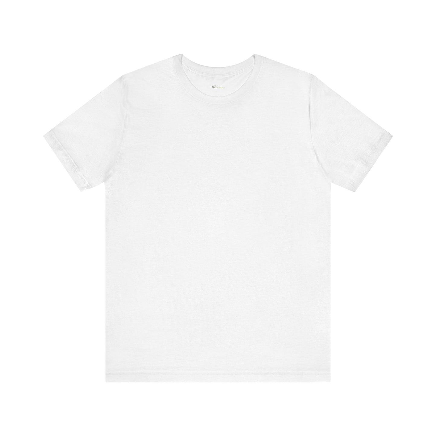 Solid White Blend. Unisex Jersey Short Sleeve Tee