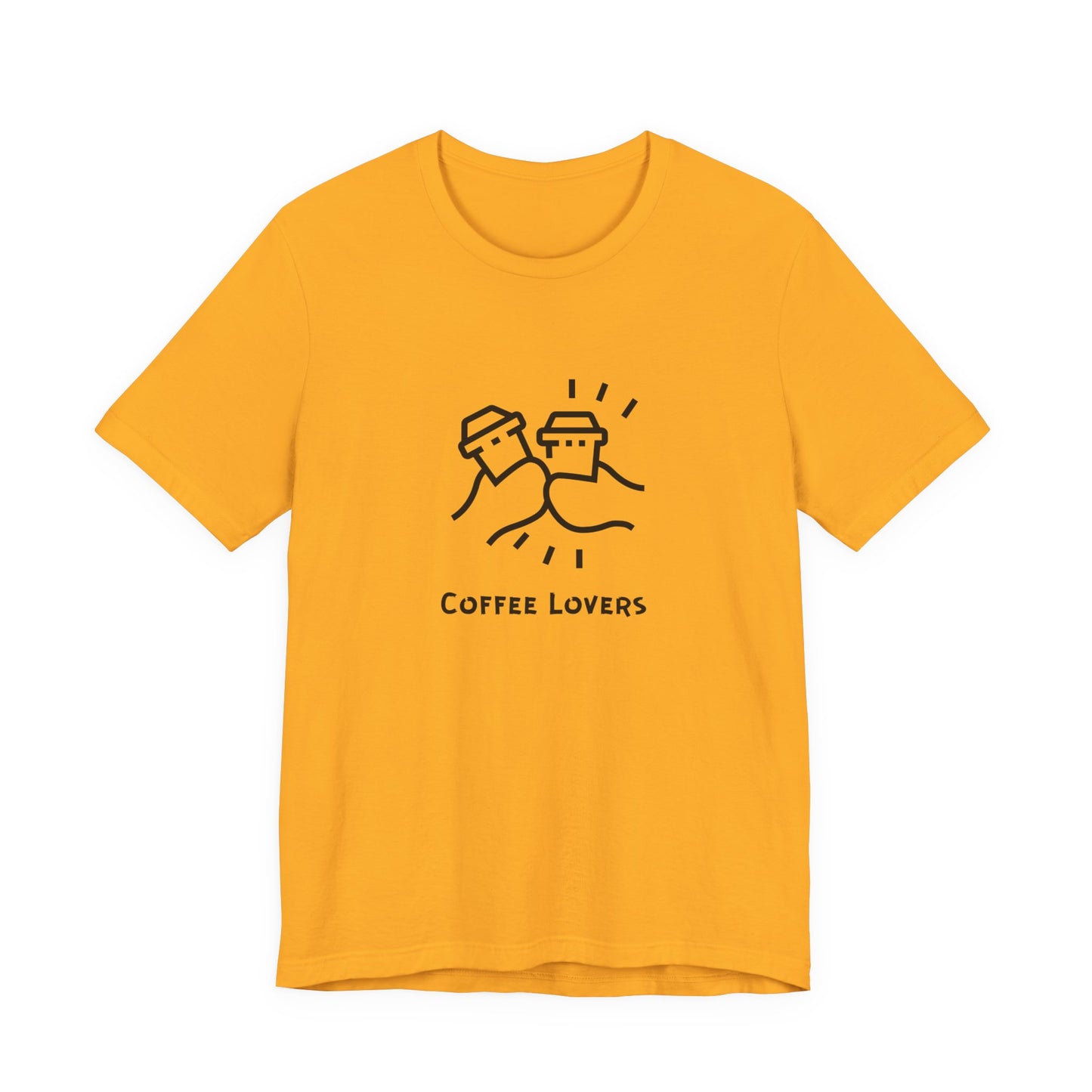 Coffee Lovers Unisex Jersey Tee – Funny Coffee Graphic T-Shirt For Men & Women