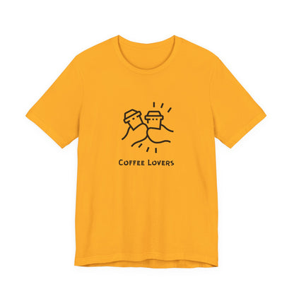 Coffee Lovers Unisex Jersey Tee – Funny Coffee Graphic T-Shirt For Men & Women