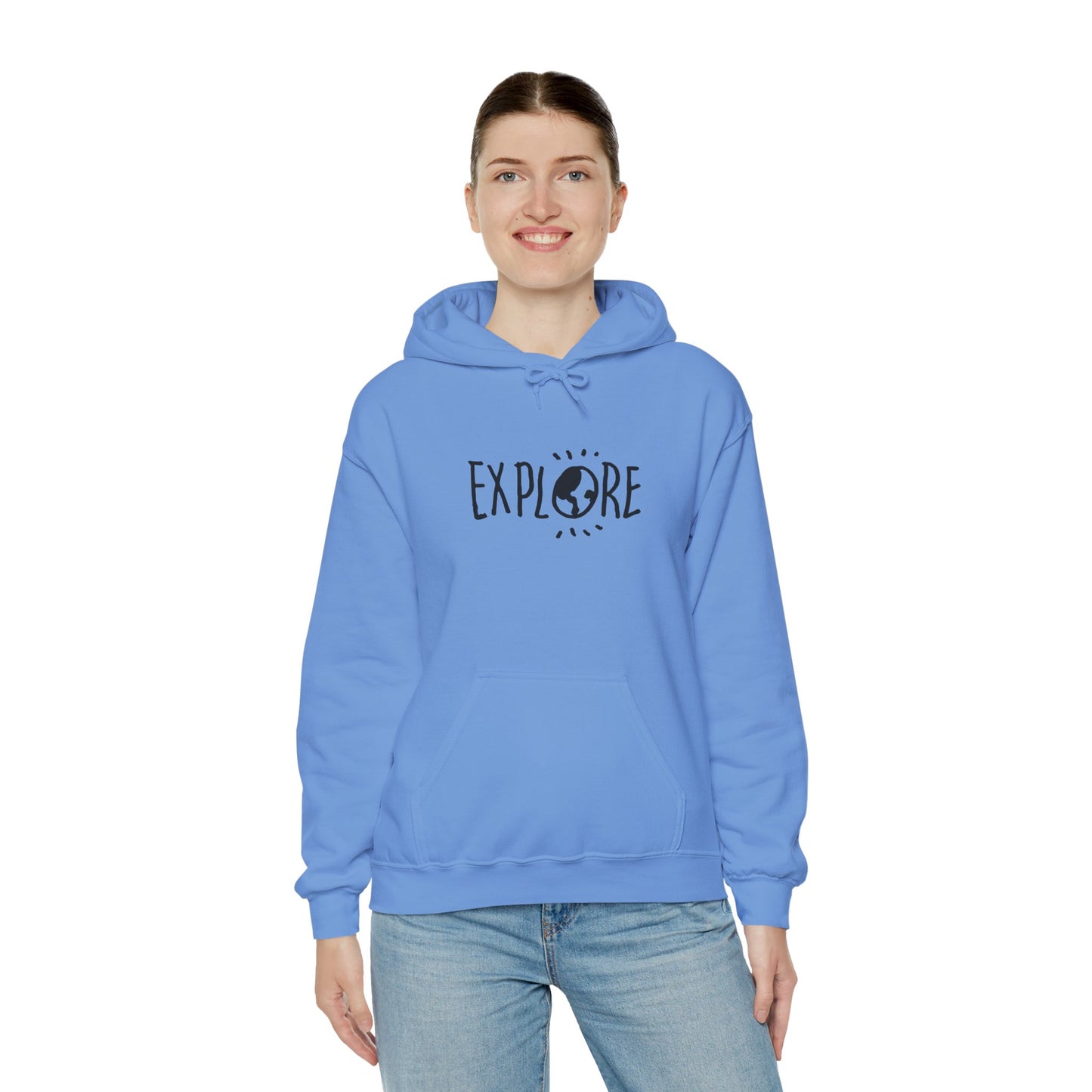 Explore Hoodie – Adventure Graphic Sweatshirt, Unisex Outdoor Hoodie