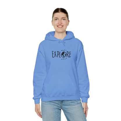 Explore Hoodie – Adventure Graphic Sweatshirt, Unisex Outdoor Hoodie