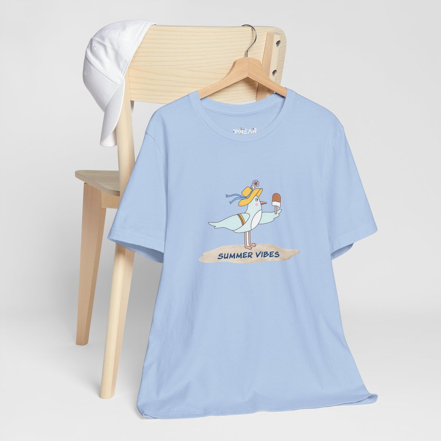 Regal Seagull Summer Vibes. Unisex Jersey Short Sleeve Tee