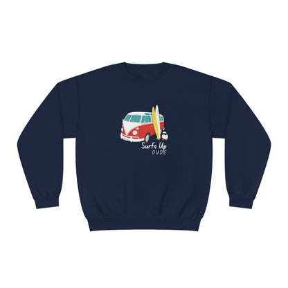 Surfs Up Dude. Unisex NuBlend® Crewneck Sweatshirt