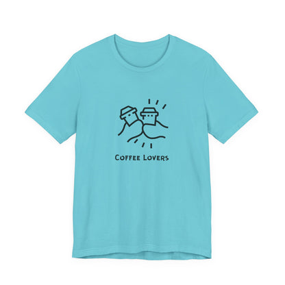 Coffee Lovers Unisex Jersey Tee – Funny Coffee Graphic T-Shirt For Men & Women