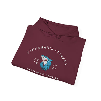 Shark Gym Hoodie – Finnegan’s Fitness & Aquatic Center Sweatshirt