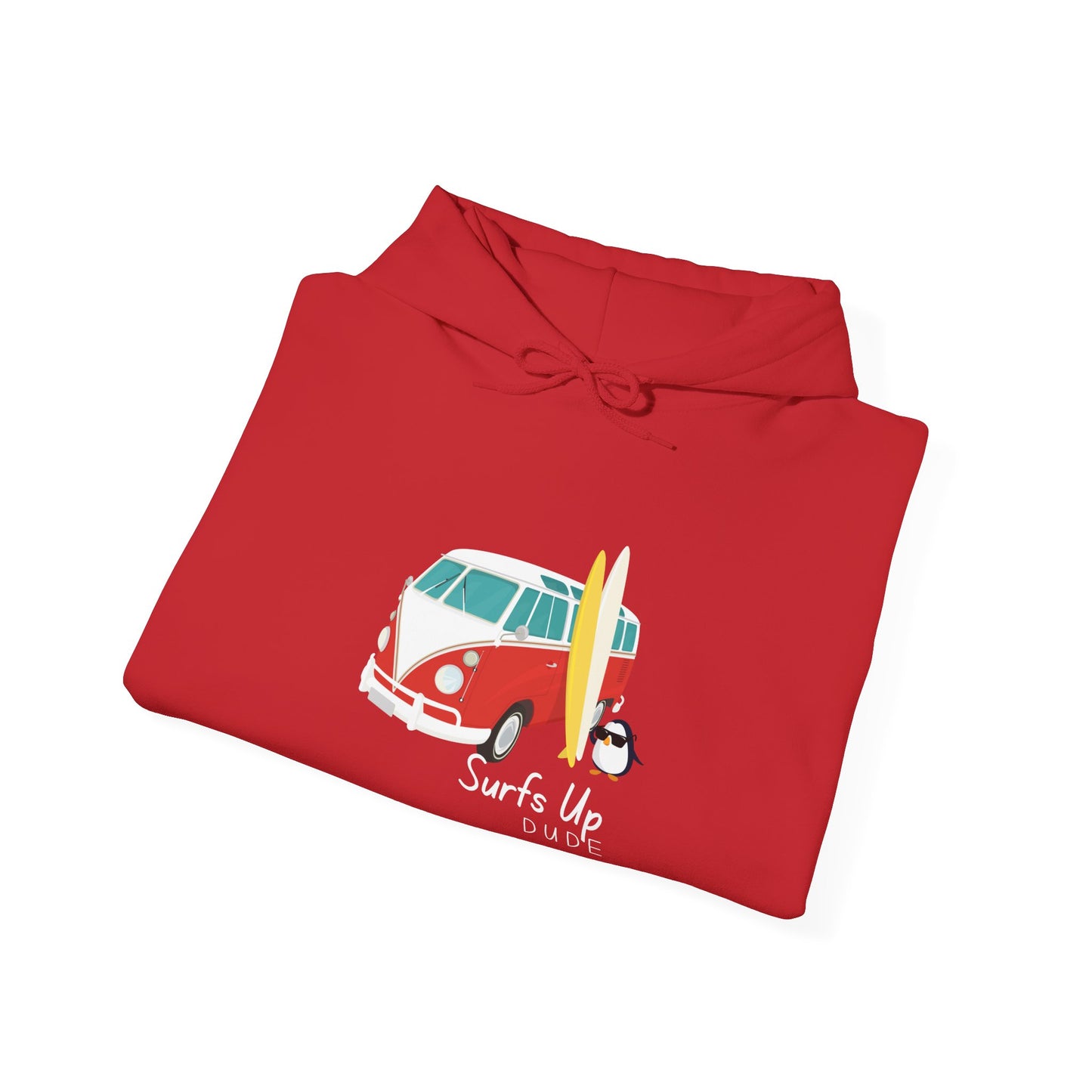 Surfs Up Dude. Unisex Heavy Blend™ Hooded Sweatshirt