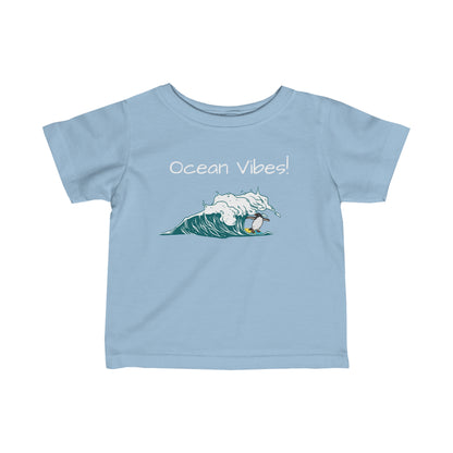 Ocean Vibes. Infant Fine Jersey Tee