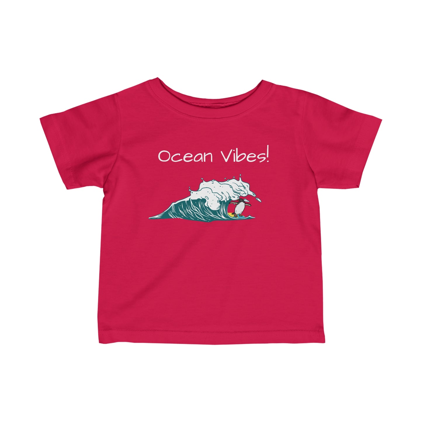 Ocean Vibes. Infant Fine Jersey Tee