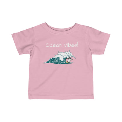 Ocean Vibes. Infant Fine Jersey Tee