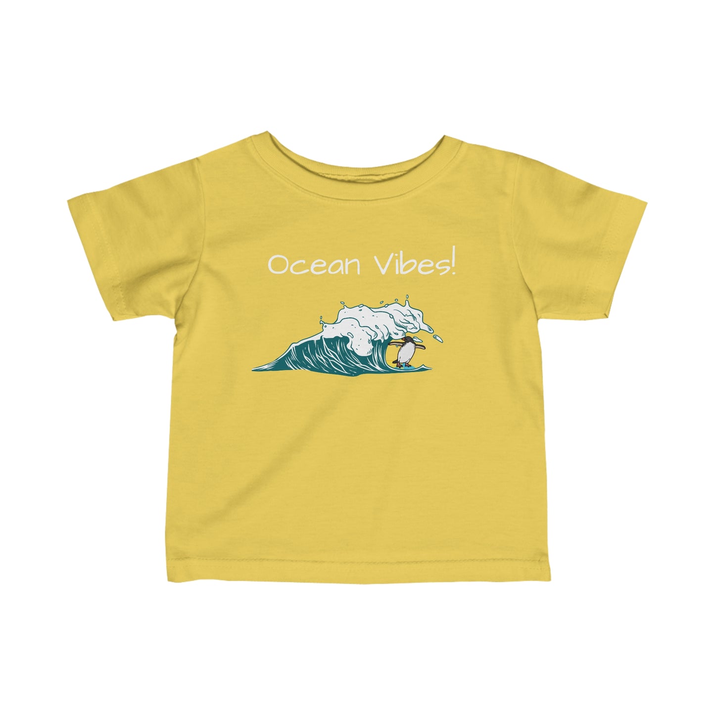 Ocean Vibes. Infant Fine Jersey Tee