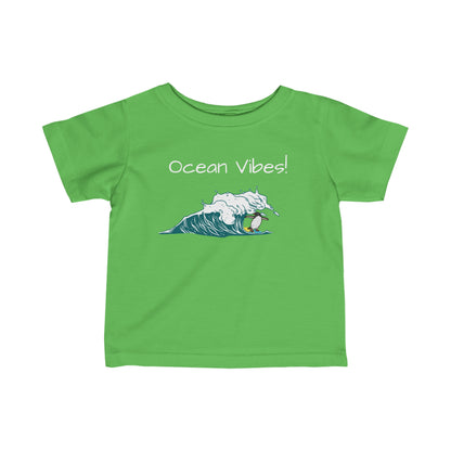 Ocean Vibes. Infant Fine Jersey Tee