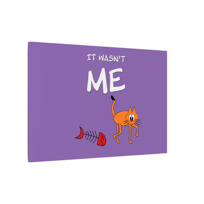 Canvas Print - Funny Cat Leo Saying 'It Wasn't Me'