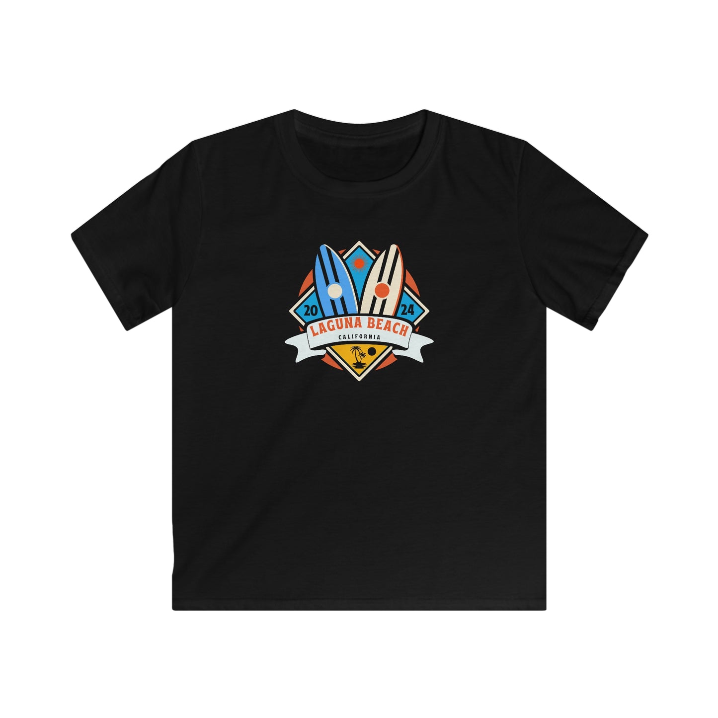 Laguna Beach 2024. Kids Softstyle Tee