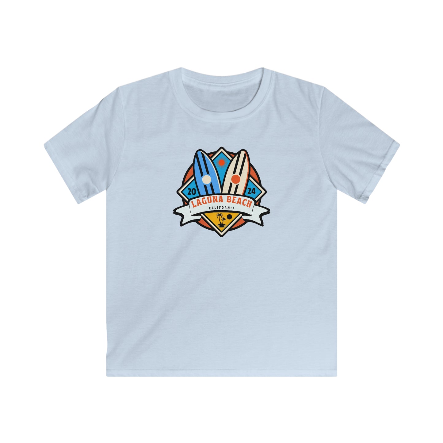 Laguna Beach 2024. Kids Softstyle Tee