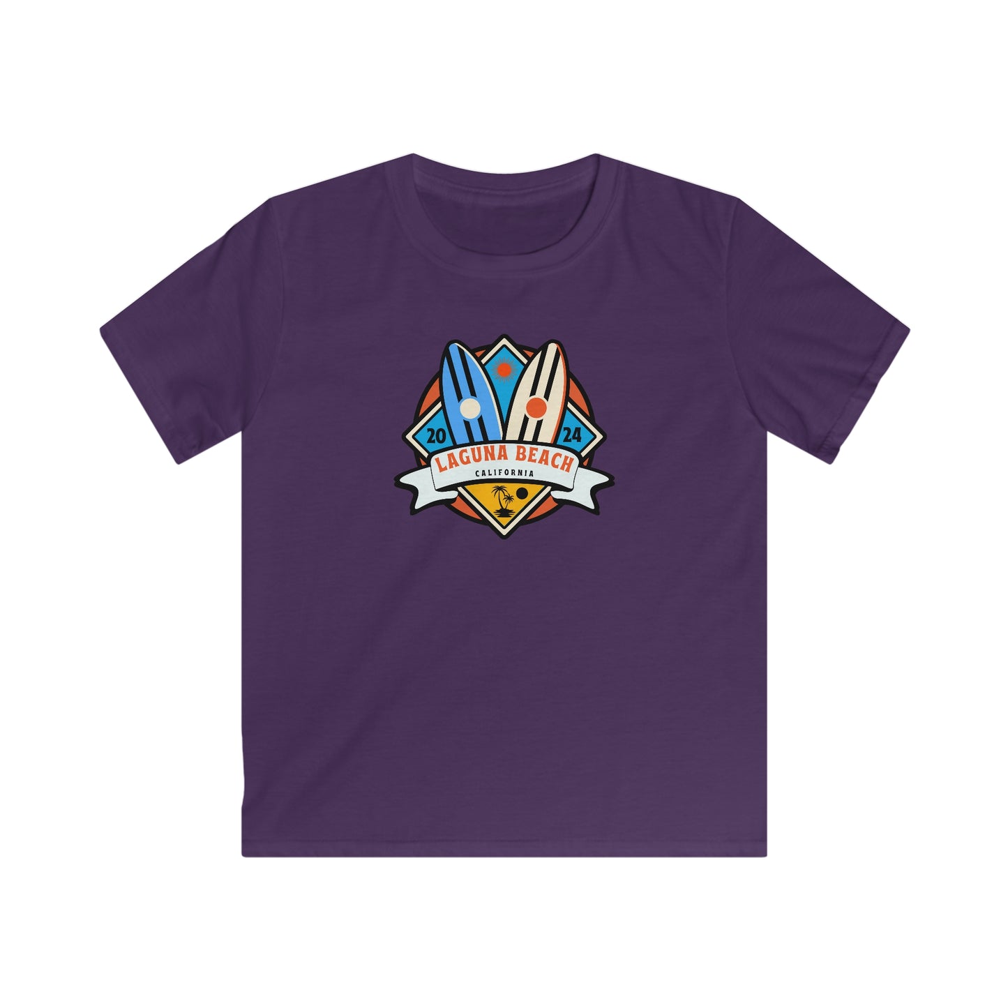 Laguna Beach 2024. Kids Softstyle Tee