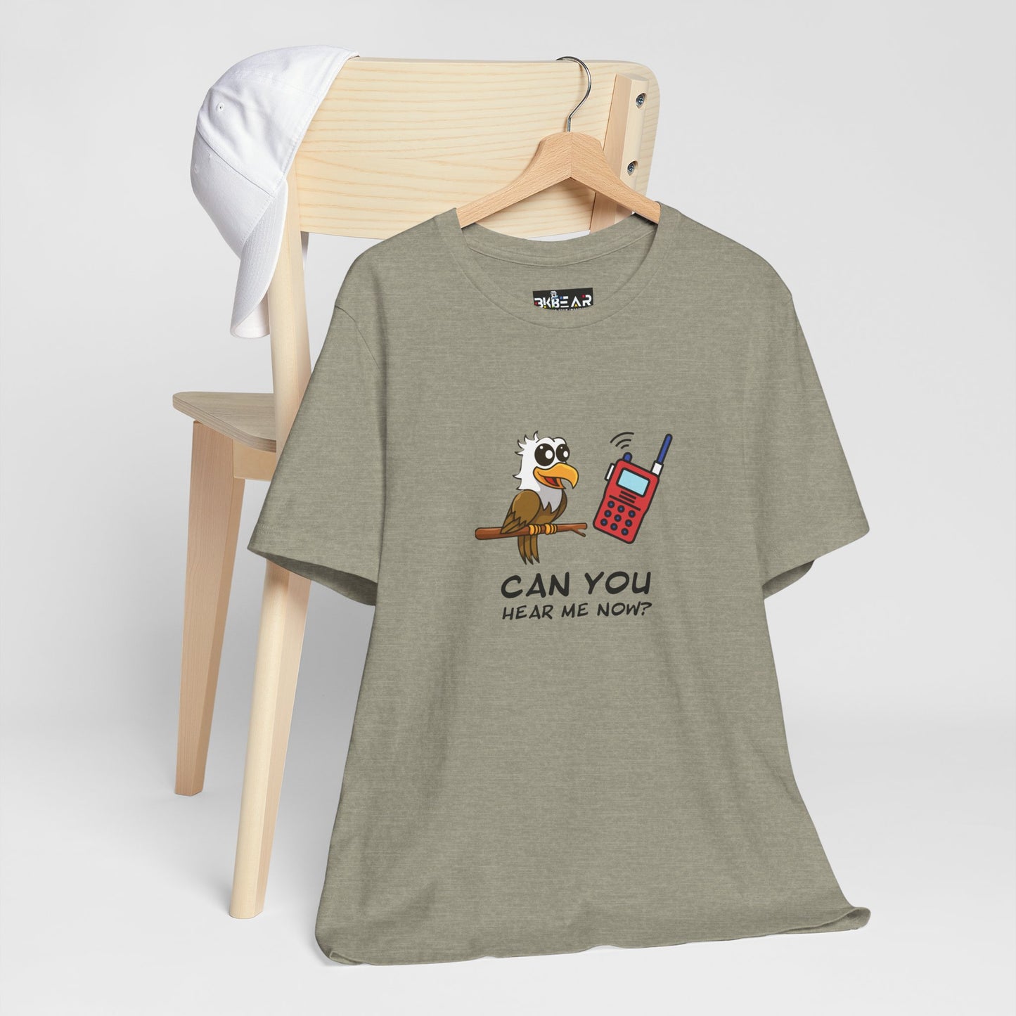 Burrowing Owl. Can You Hear Me Now? Unisex Jersey Short Sleeve Tee
