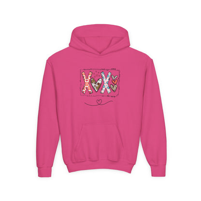 Sign of Love. XOXO. Kids Hoodie