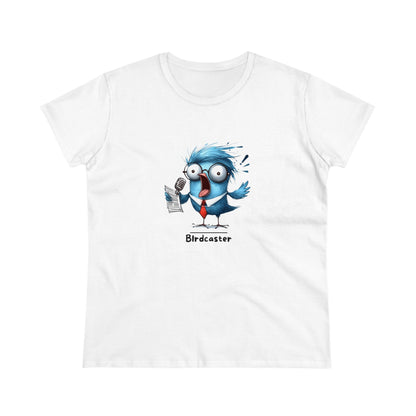 Birdcaster. Women's Midweight Cotton Tee