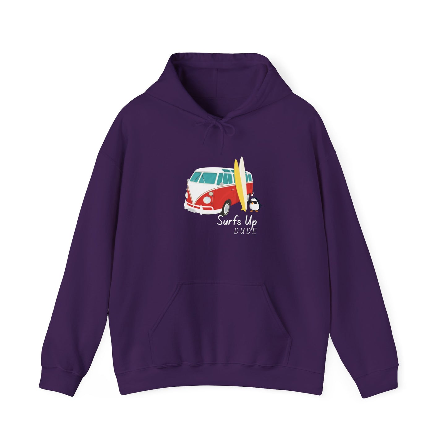 Surfs Up Dude. Unisex Heavy Blend™ Hooded Sweatshirt