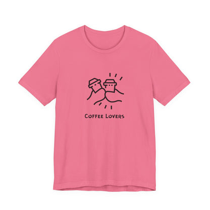 Coffee Lovers Unisex Jersey Tee – Funny Coffee Graphic T-Shirt For Men & Women