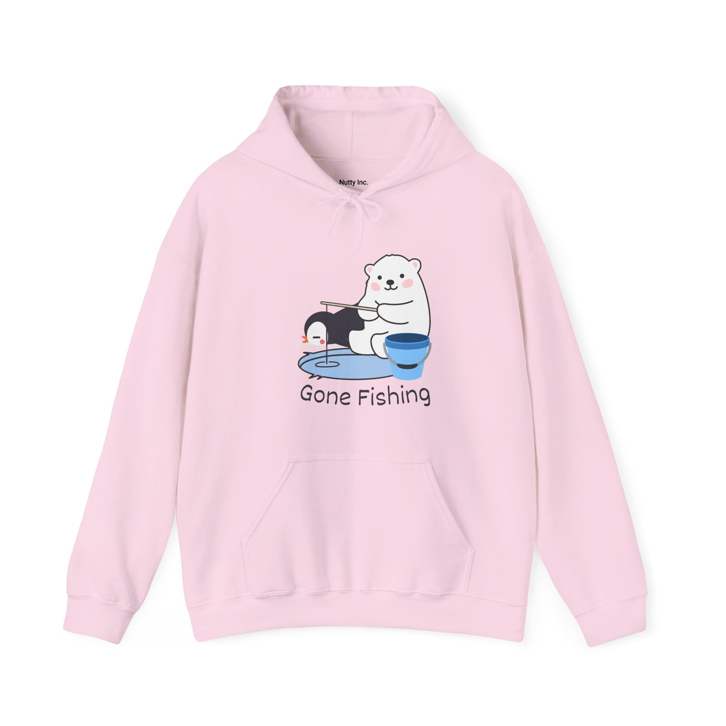 Gone Fishing. Unisex Hooded Sweatshirt.