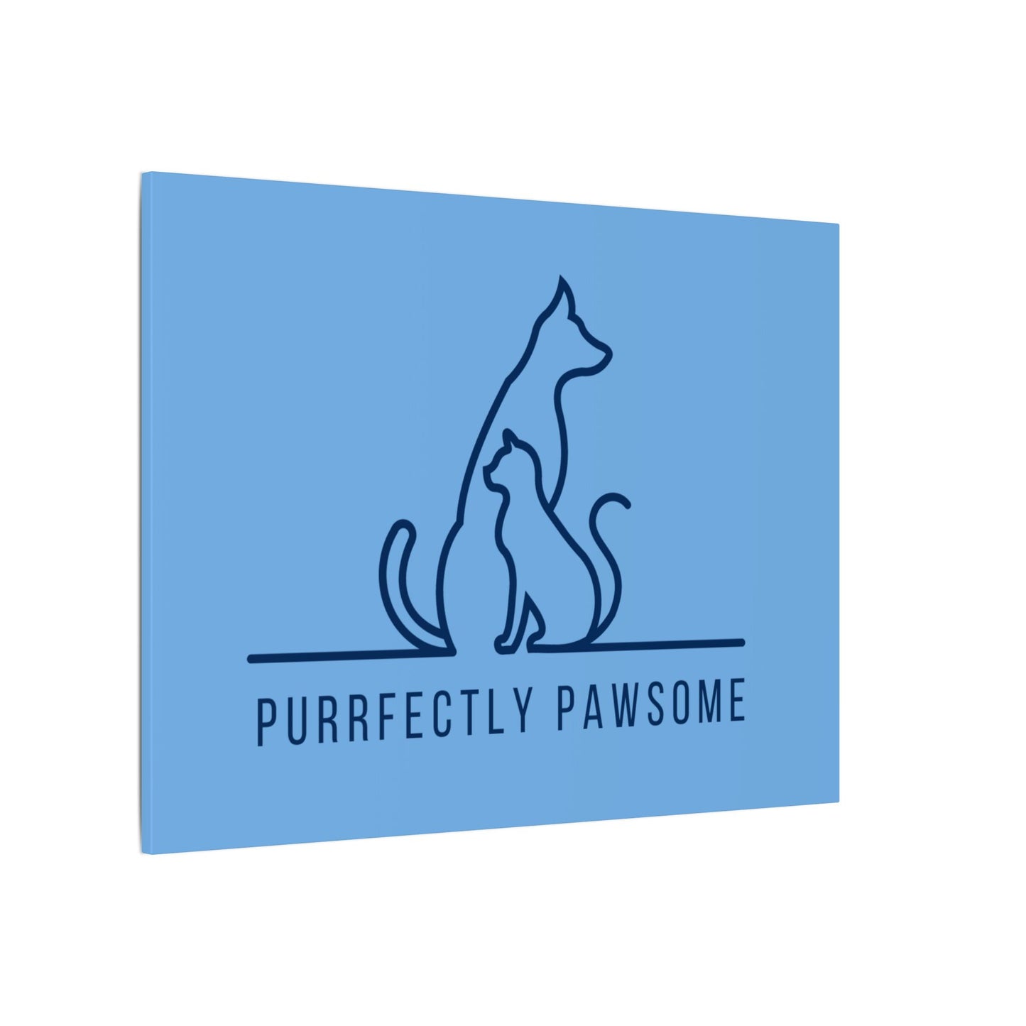 Purrfectly Pawsome. Canvas Gallery Wraps