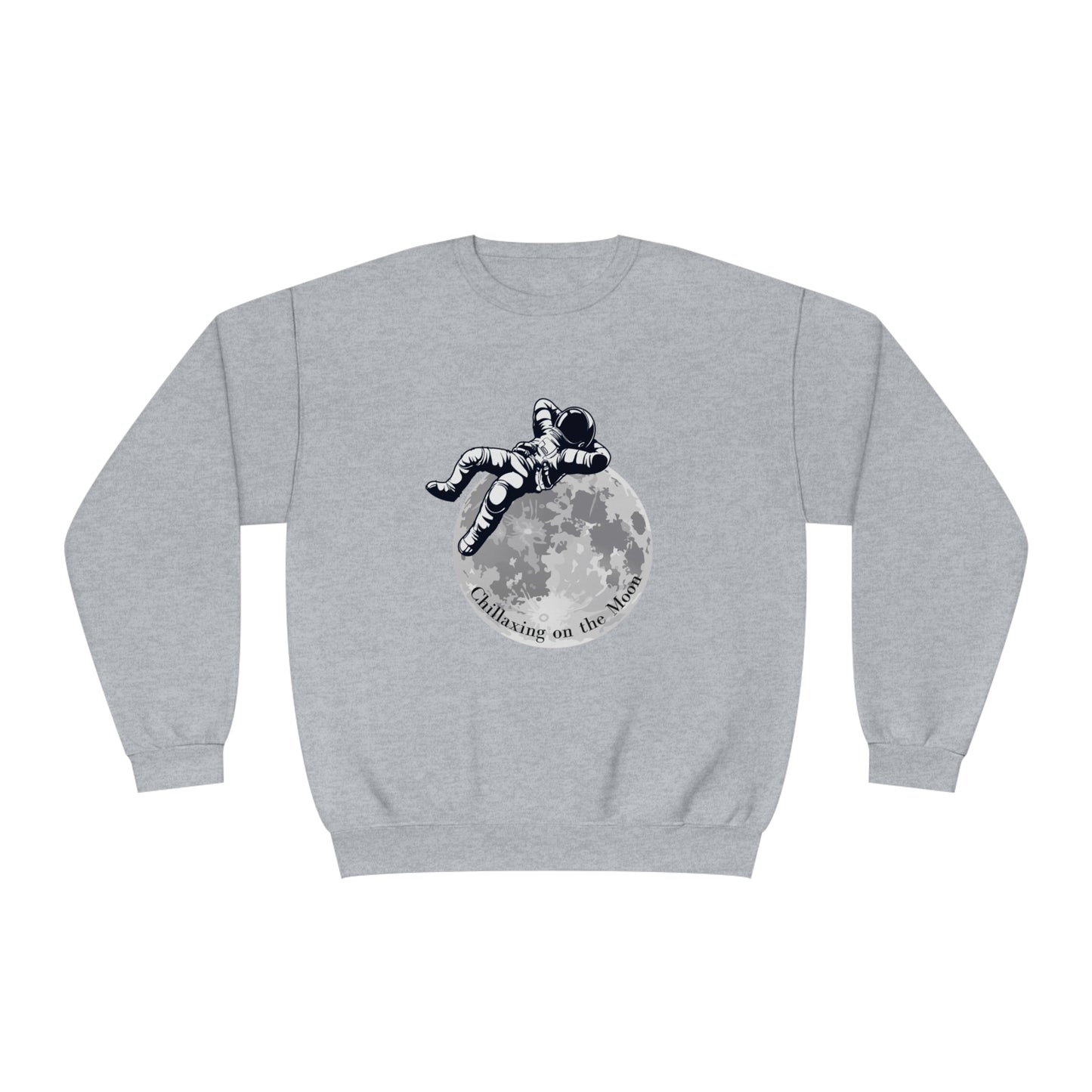 Chillaxing on The Moon. Unisex NuBlend® Crewneck Sweatshirt