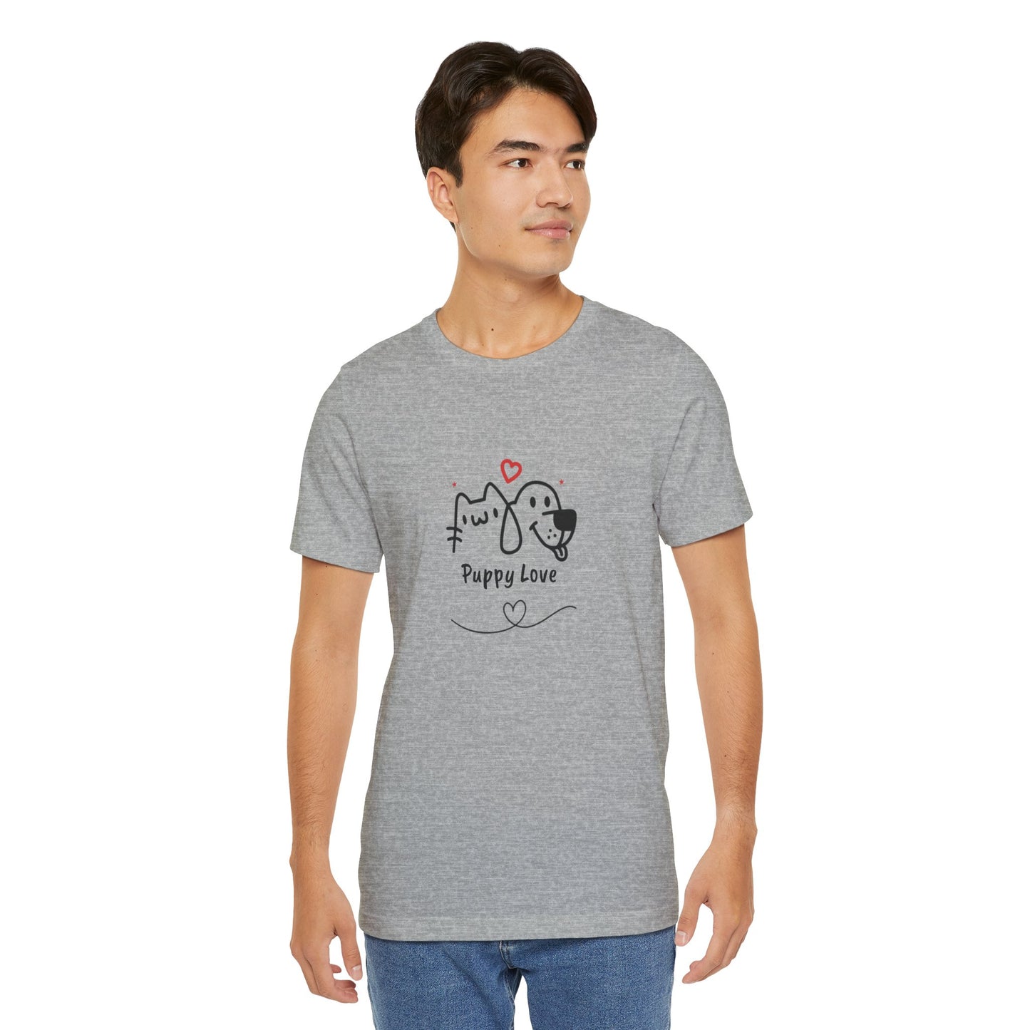Puppy Love. Unisex Jersey Short Sleeve Tee