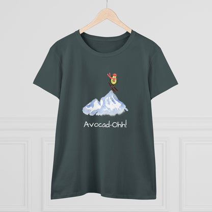 Avocad-Ohh!. Women's Midweight Cotton Tee