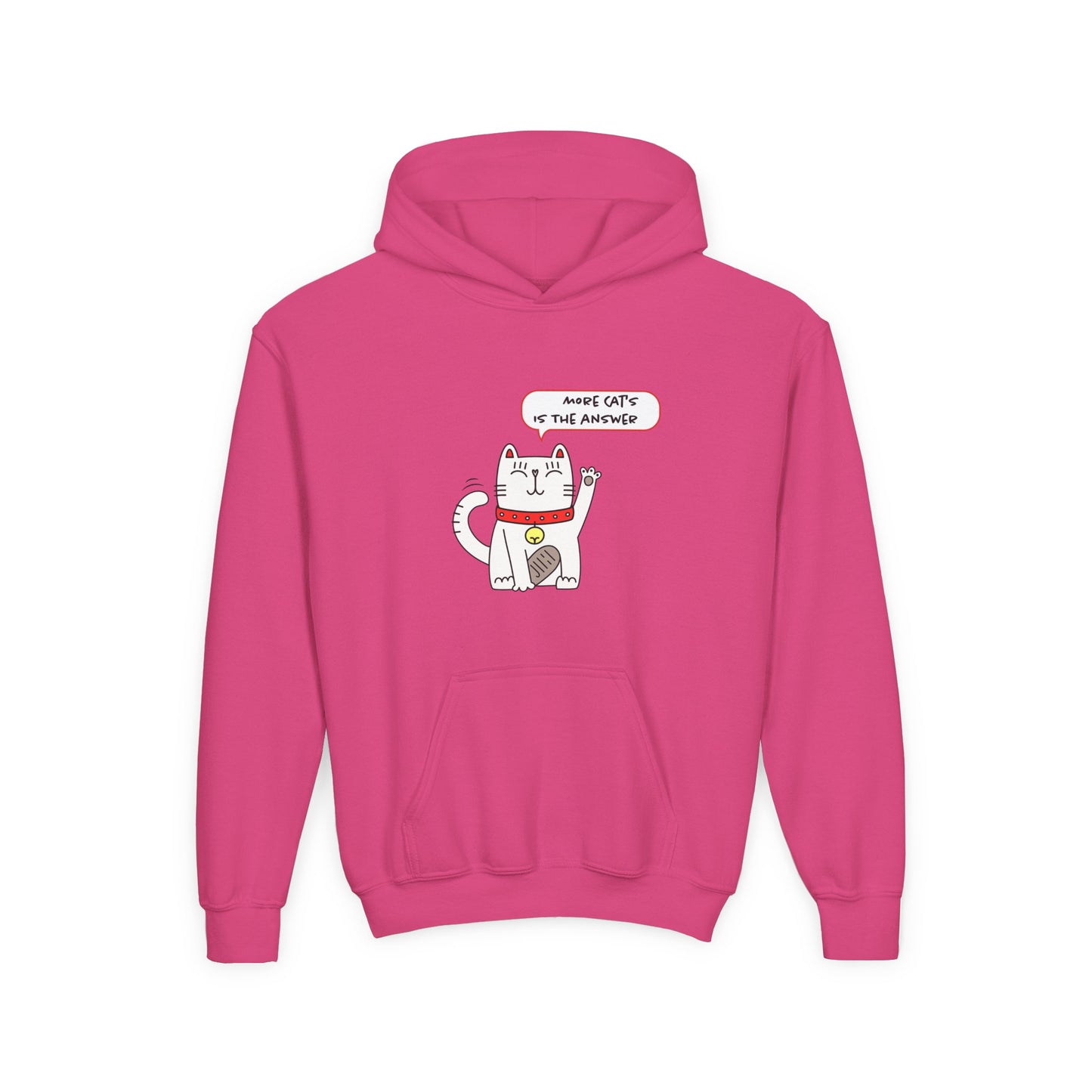 Oliver Says More Cats Is The Answer. Kids Hoodie