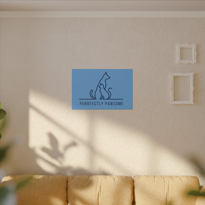 Purrfectly Pawsome. Canvas Gallery Wraps
