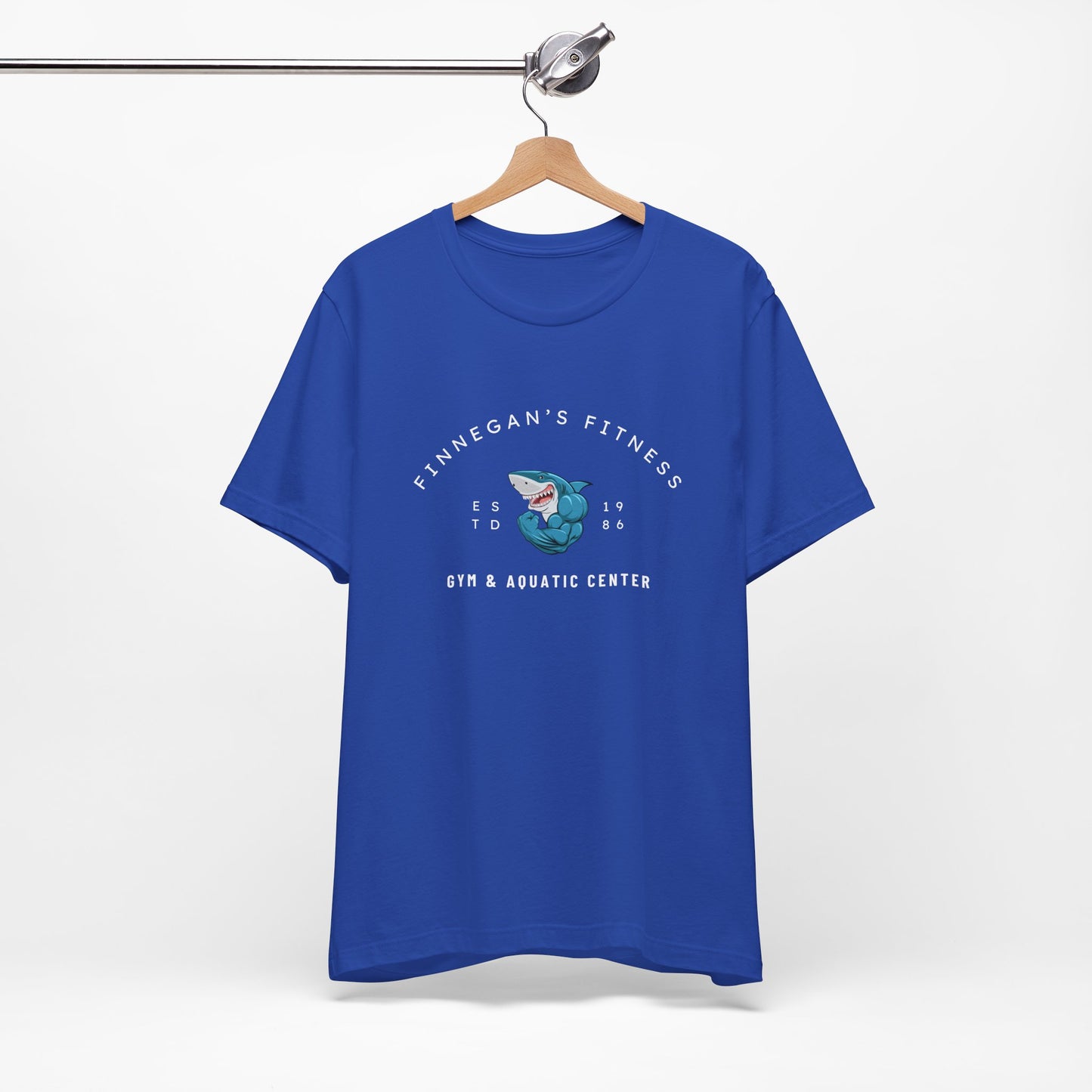 Finnegan's Fitness. Gym and Aquatic Center.  Unisex Jersey Short Sleeve Tee