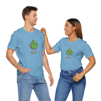 Fish In Total Disbelief. Unisex Jersey Short Sleeve Tee