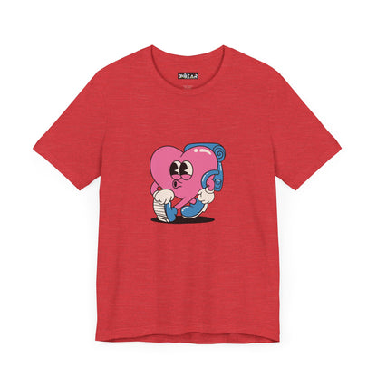 Health Heart. Unisex Jersey Short Sleeve Tee