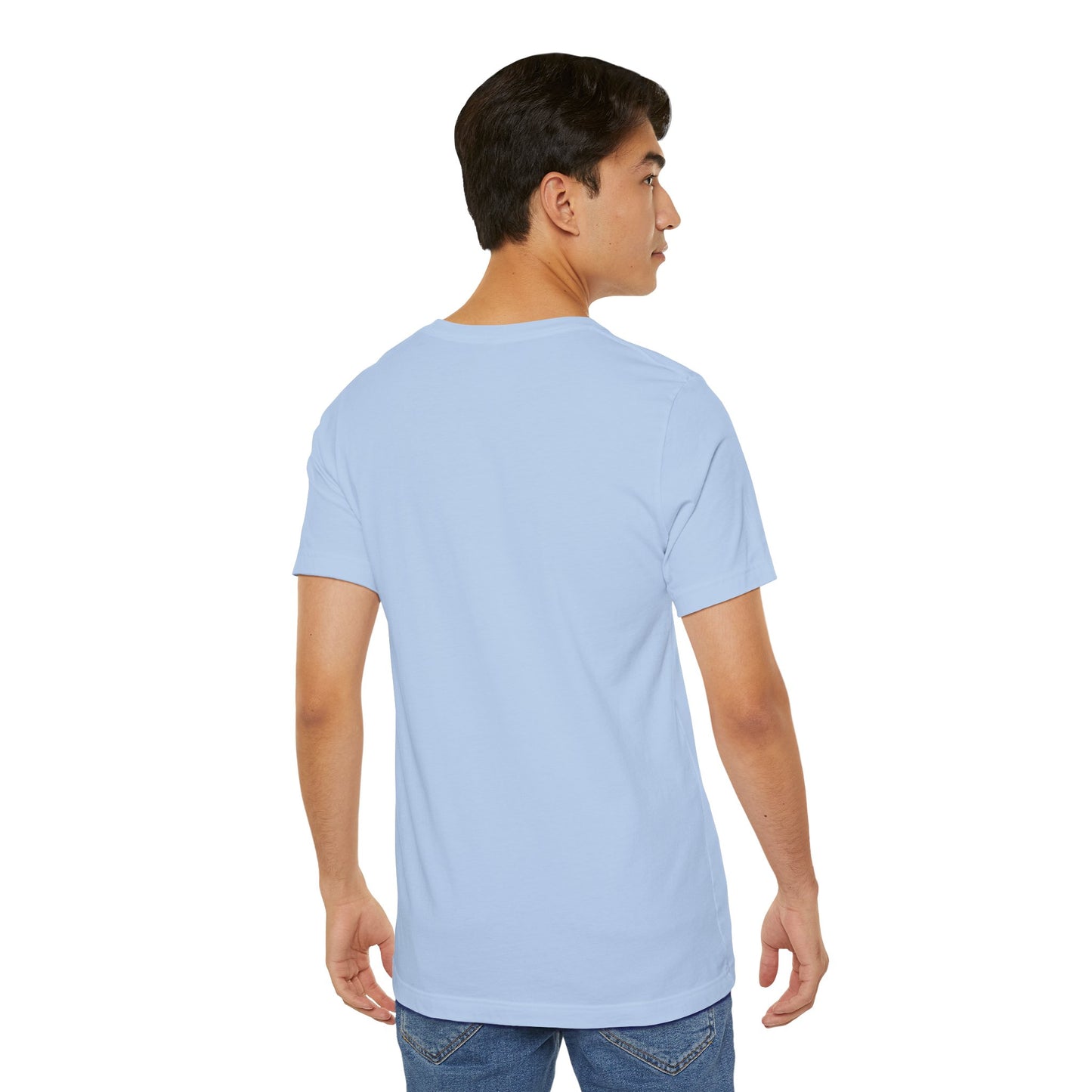 Don't Worry. Be Happy. Unisex Jersey Short Sleeve Tee