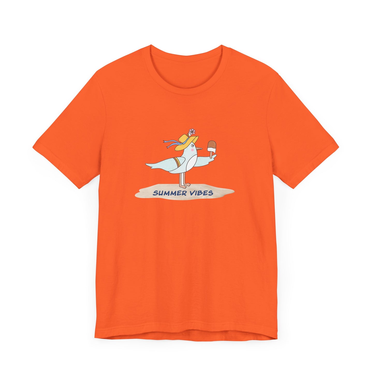 Regal Seagull Summer Vibes. Unisex Jersey Short Sleeve Tee