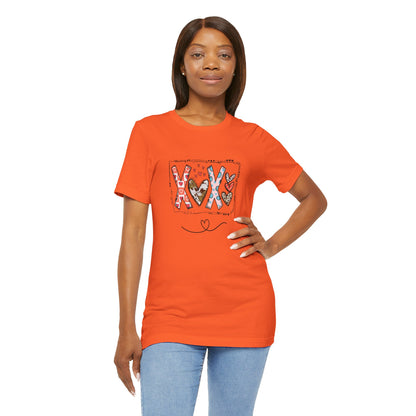 Sign of Love. XOXO.  Women's Unisex Jersey Short Sleeve Tee