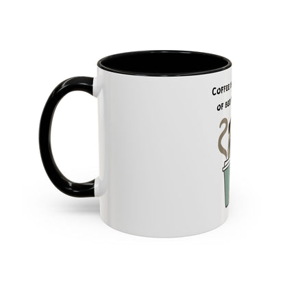 Pete The Bull Dog. Coffee Is Why I Got Out of Bed. Time Coffee Mug, 11oz