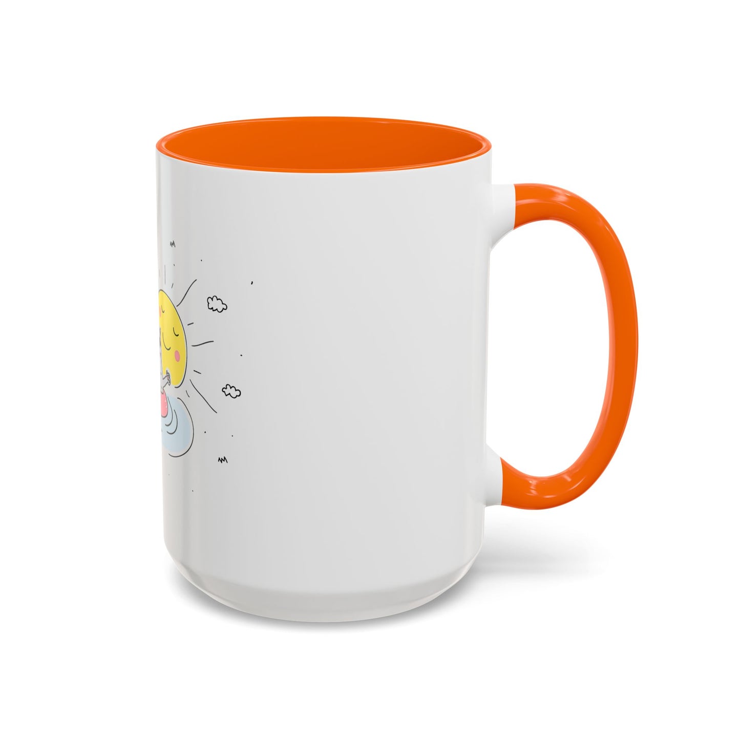 Jingles The Summertime Cat. Accent Coffee Mug, 11oz