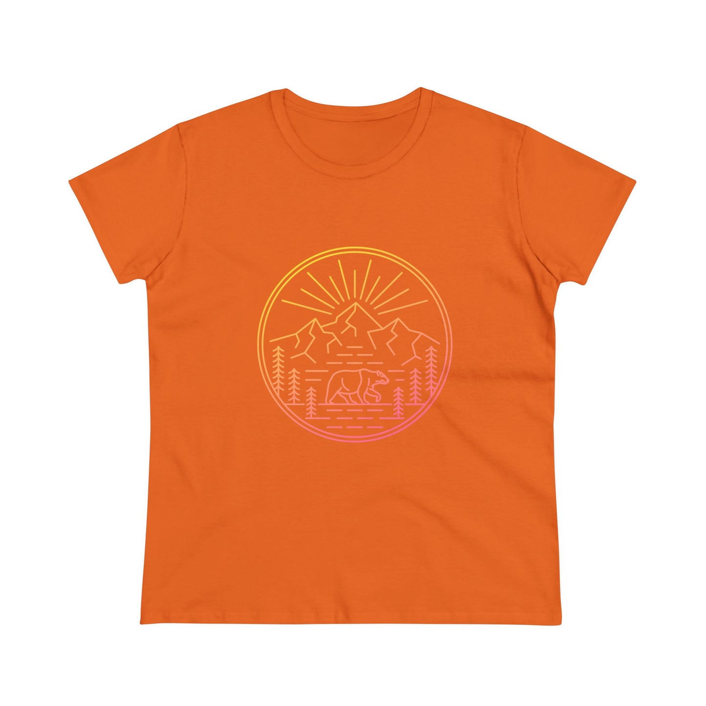 Explore Outdoors. Women's Midweight Cotton Tee