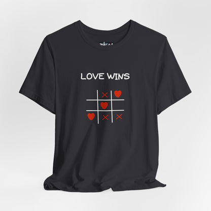Love Wins!  Unisex Jersey Short Sleeve Tee