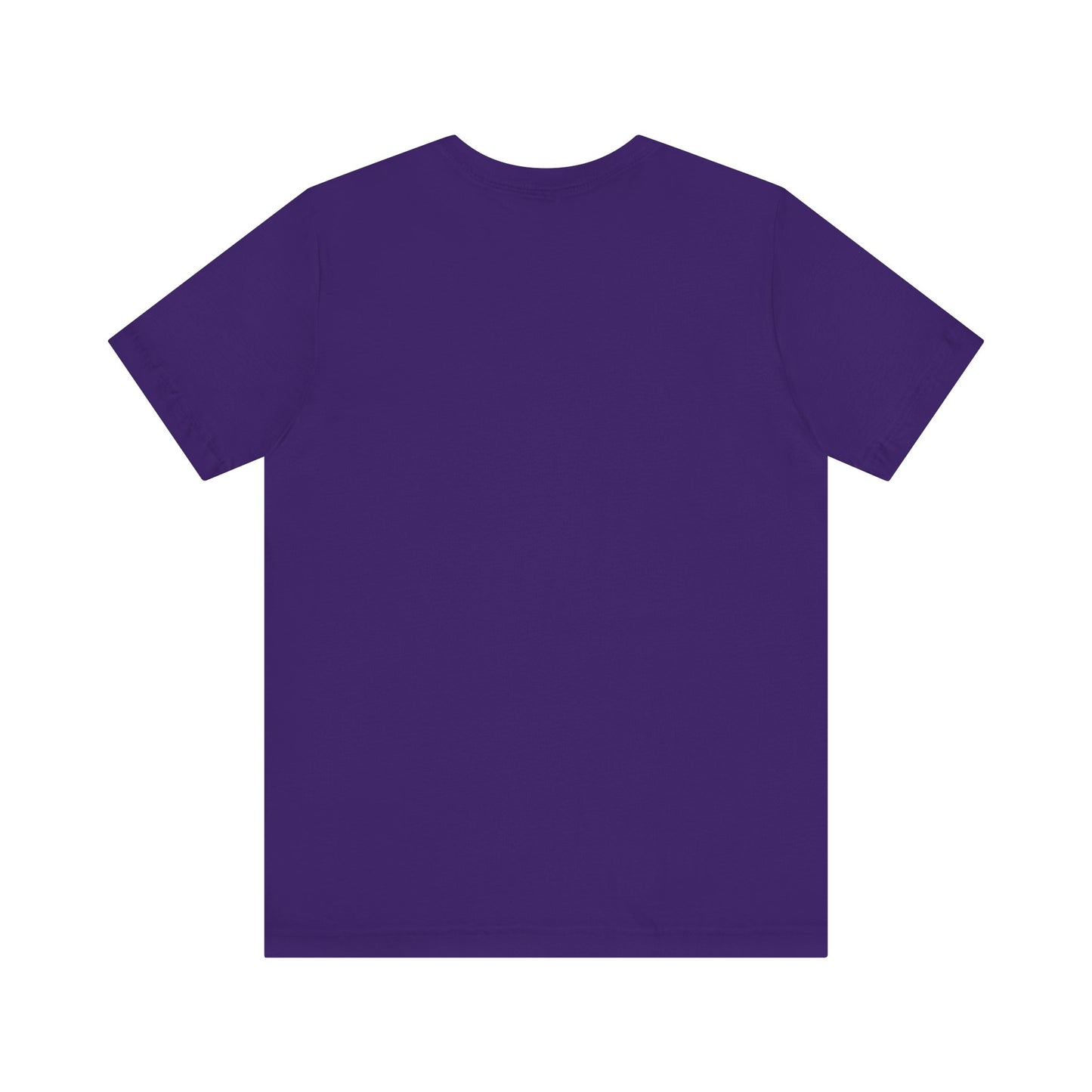 Solid Purple. Unisex Jersey Short Sleeve Tee