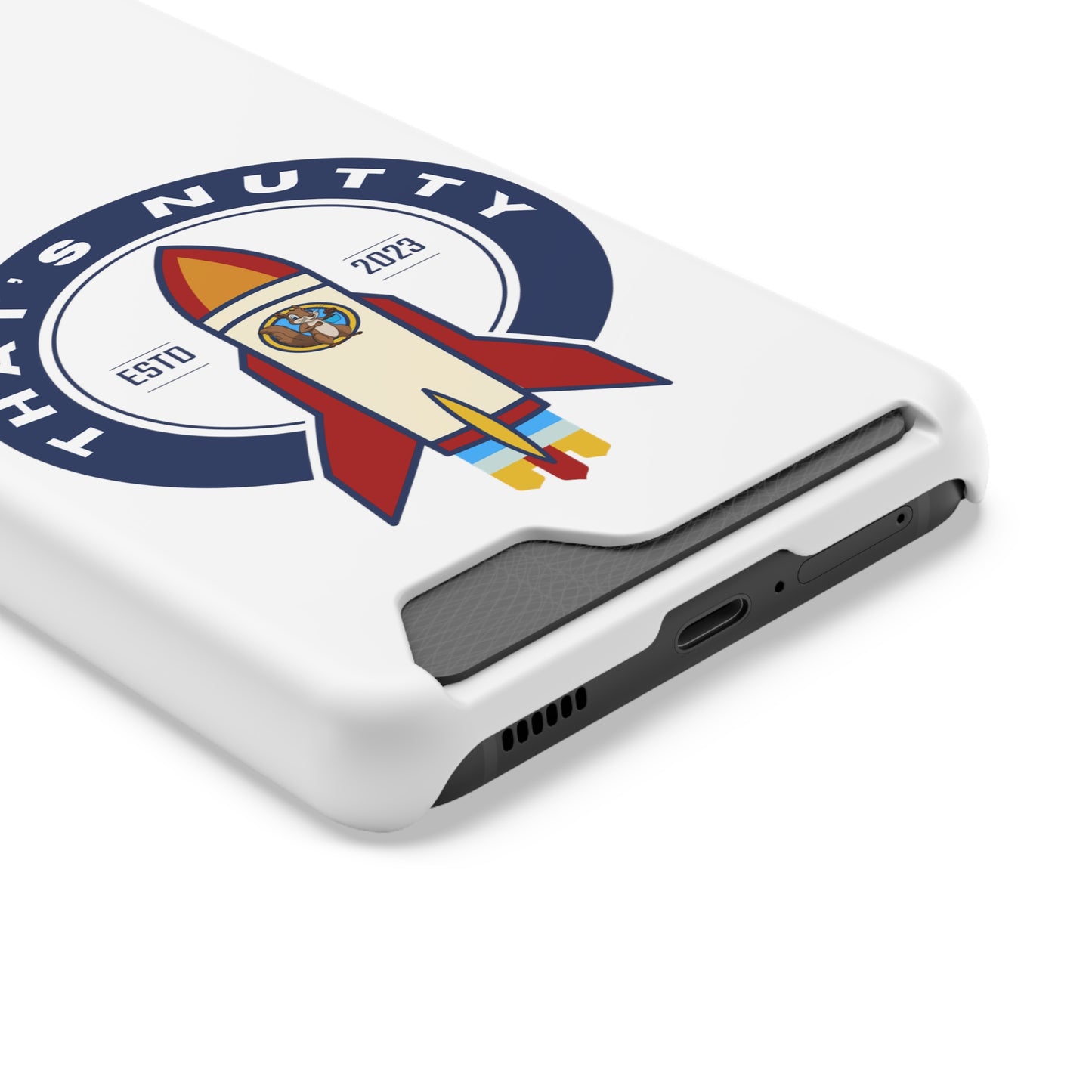 That's Nutty. Phone Case With Card Holder