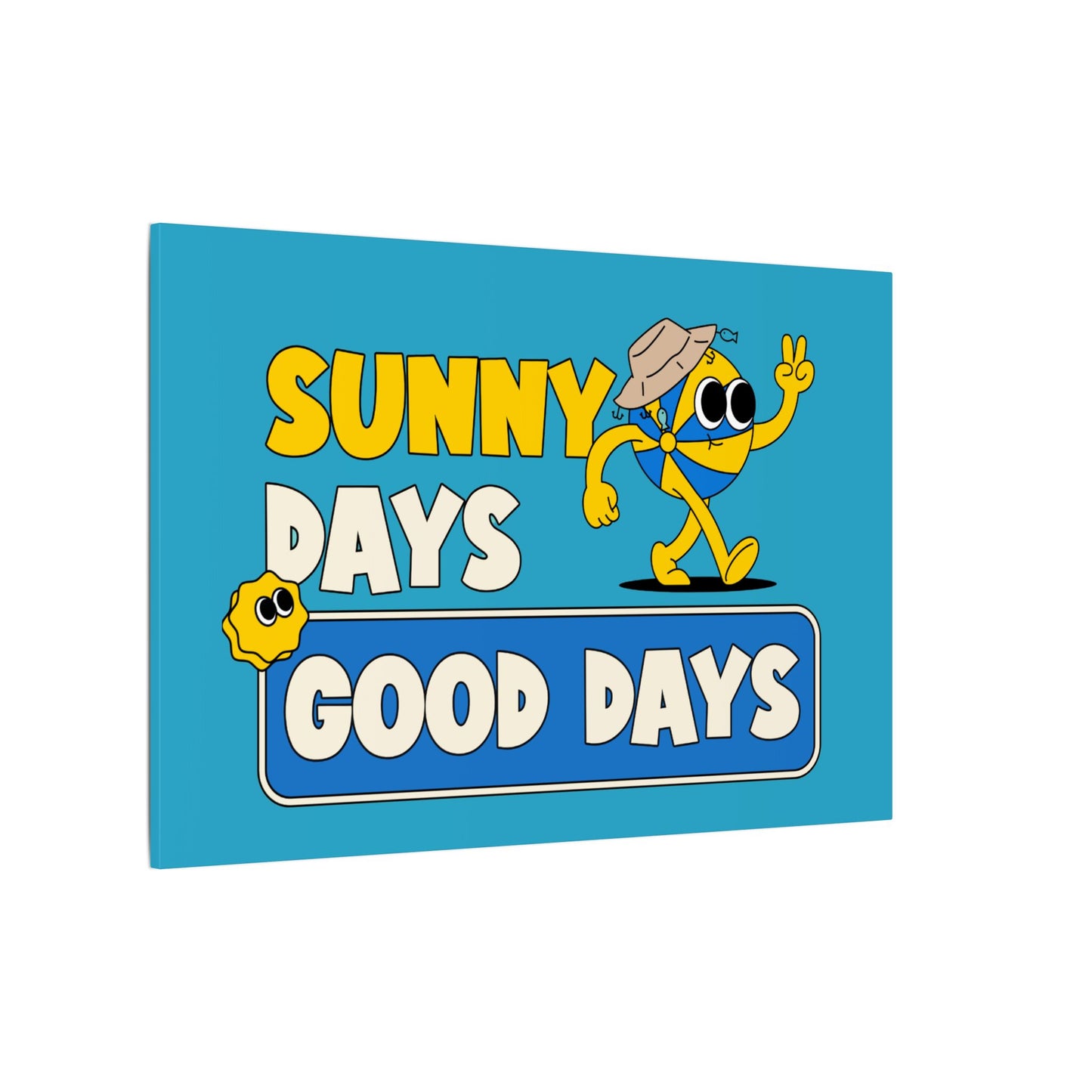 Canvas Print: Good Vibes Sunny Day