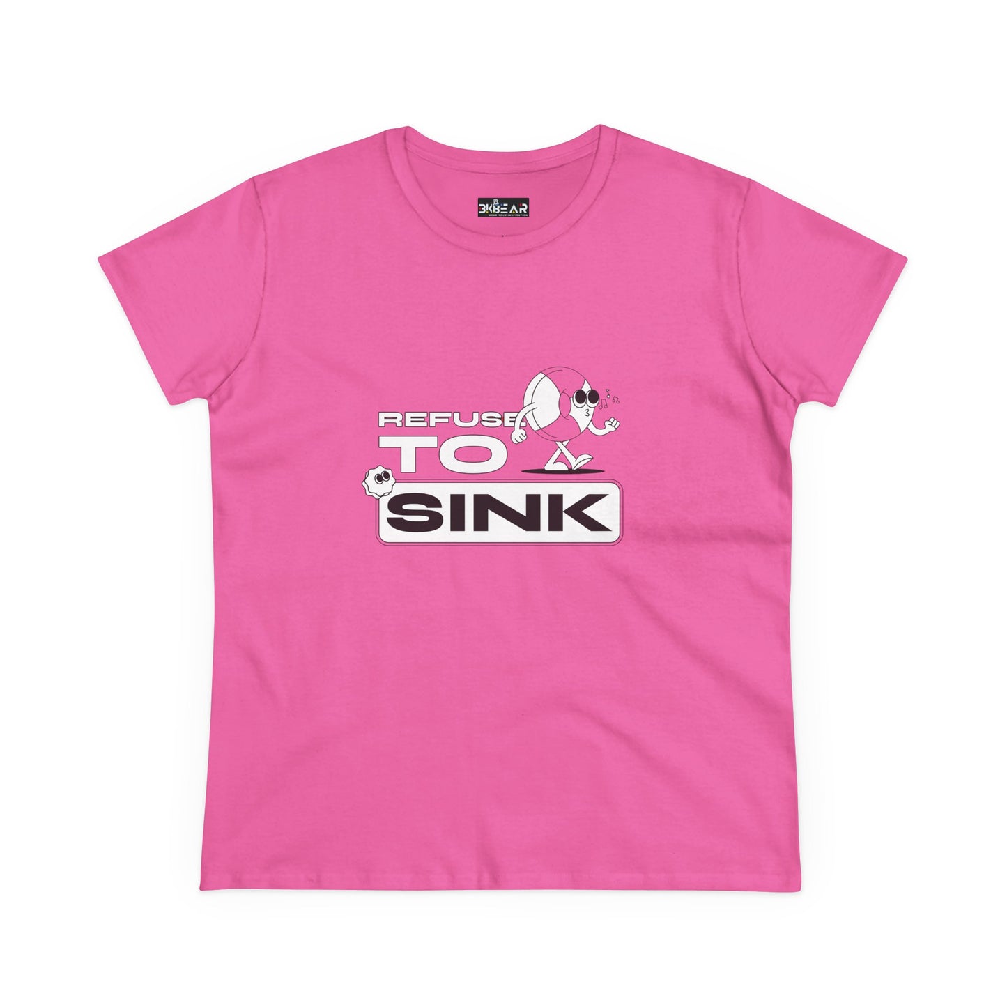 Refuse To Sink. Women's Midweight Cotton Tee