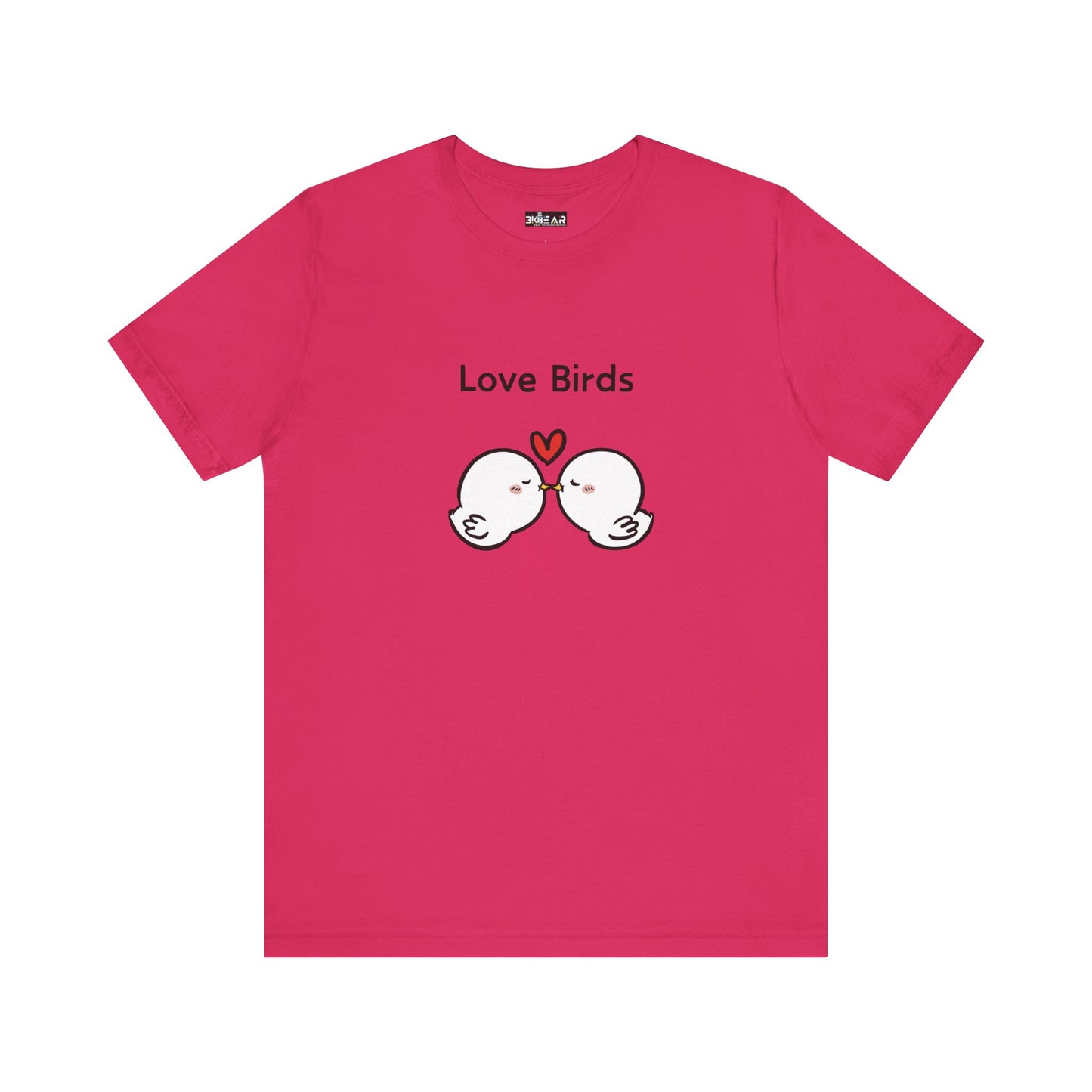 Love Birds Boyfriend T Graphic. Unisex Jersey Short Sleeve Tee